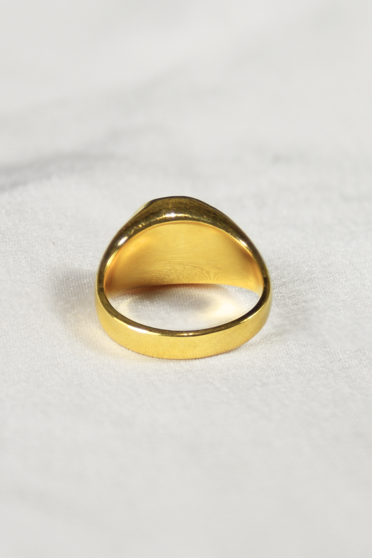 Aqua- srebrny sygnet pozłacany, tafla wody - obrazek 9